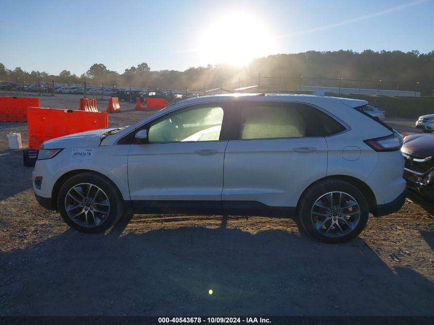 2015 Ford Edge Titanium VIN: 2FMPK4K99FBC38069 Lot: 40543678