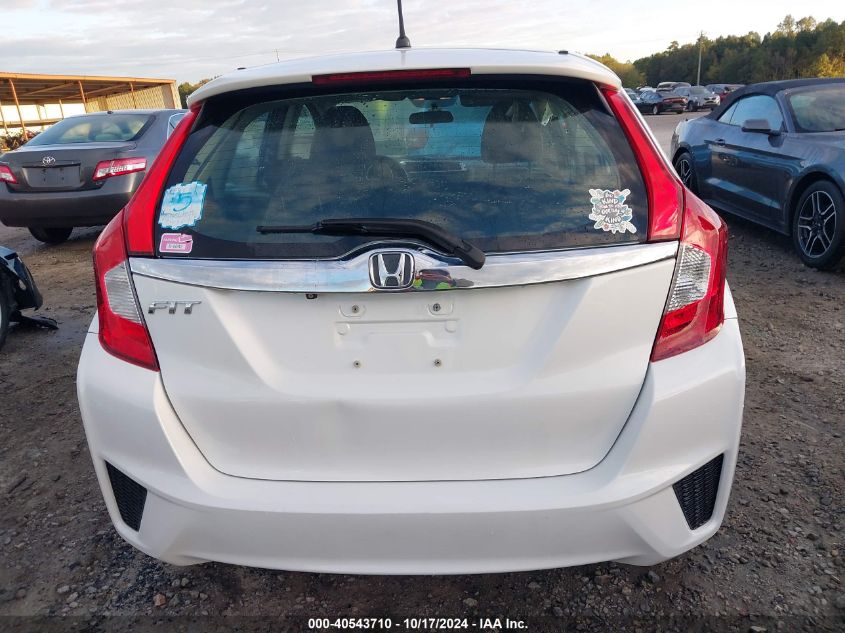 2015 Honda Fit Ex/Ex-L VIN: 3HGGK5H86FM776169 Lot: 40543710