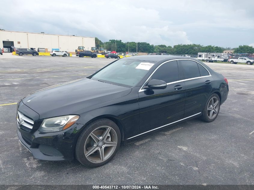 55SWF4JB1GU122814 2016 MERCEDES-BENZ C CLASS - Image 2