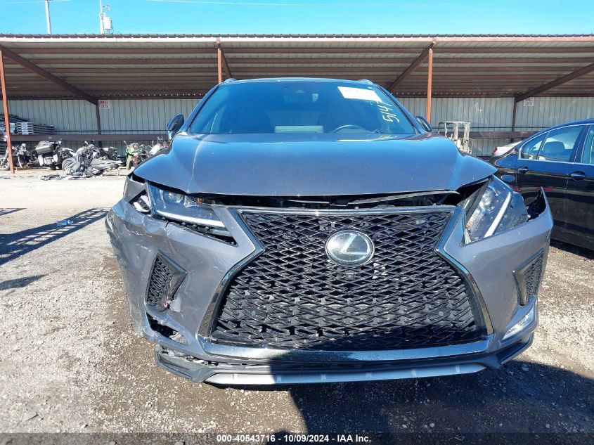 2022 Lexus Rx Rx 350 F Sport Handling VIN: 2T2YZMDA5NC345147 Lot: 40543716