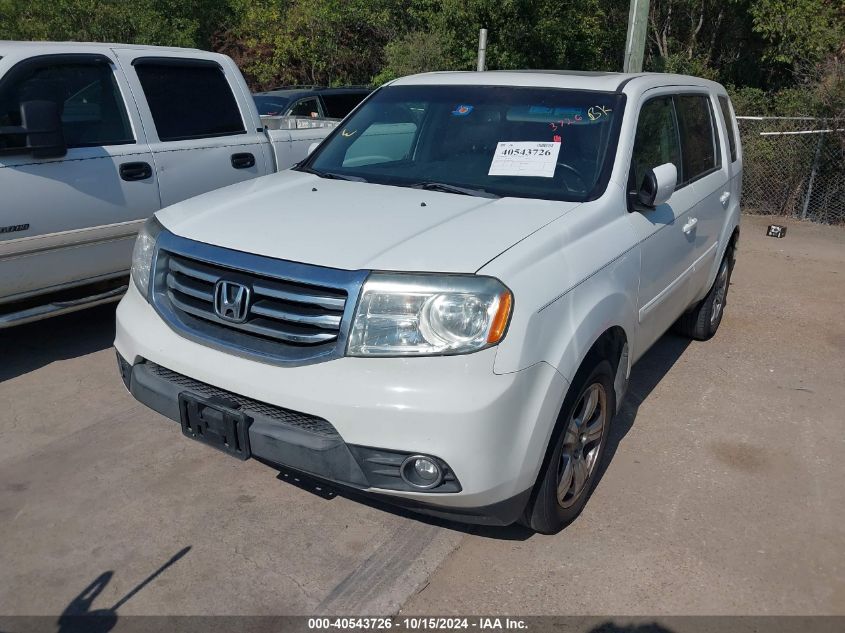 2013 Honda Pilot Ex-L VIN: 5FNYF3H53DB039790 Lot: 40543726