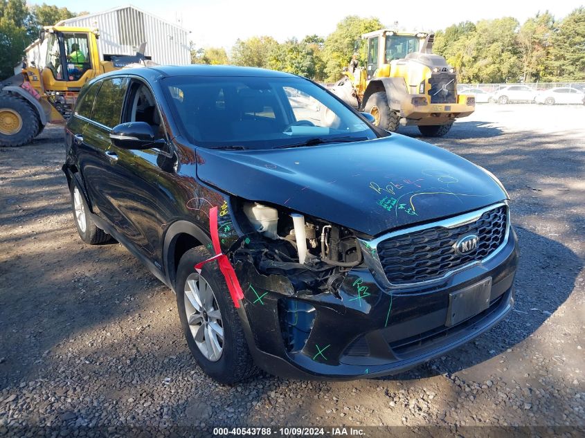 5XYPGDA38KG566575 2019 Kia Sorento 2.4L Lx