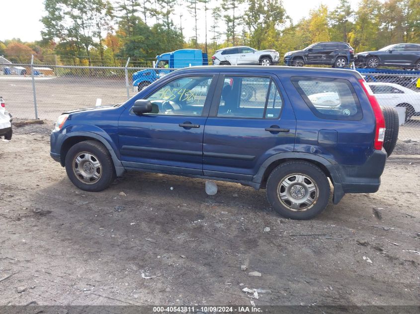 JHLRD78546C010934 2006 Honda Cr-V Lx