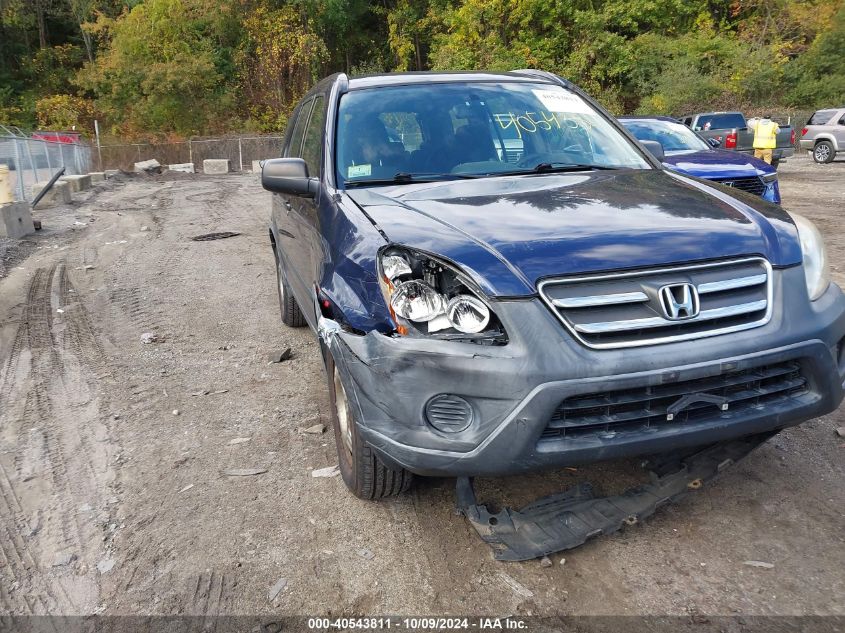 JHLRD78546C010934 2006 Honda Cr-V Lx