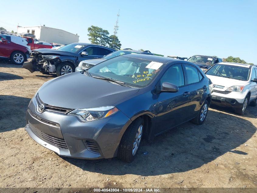 2016 TOYOTA COROLLA LE - 2T1BURHEXGC636443