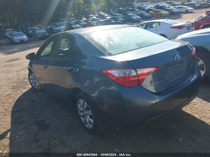 2016 TOYOTA COROLLA LE - 2T1BURHEXGC636443