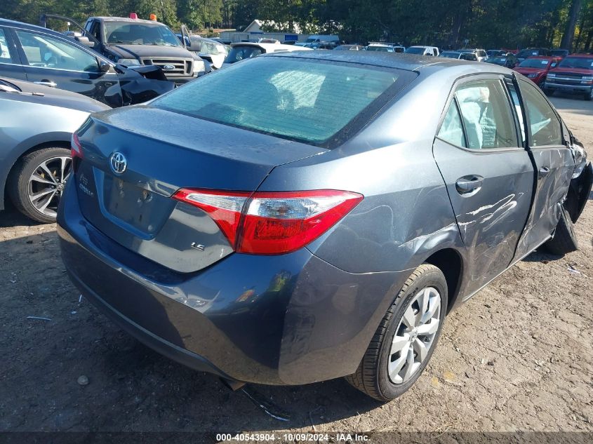 2016 TOYOTA COROLLA LE - 2T1BURHEXGC636443