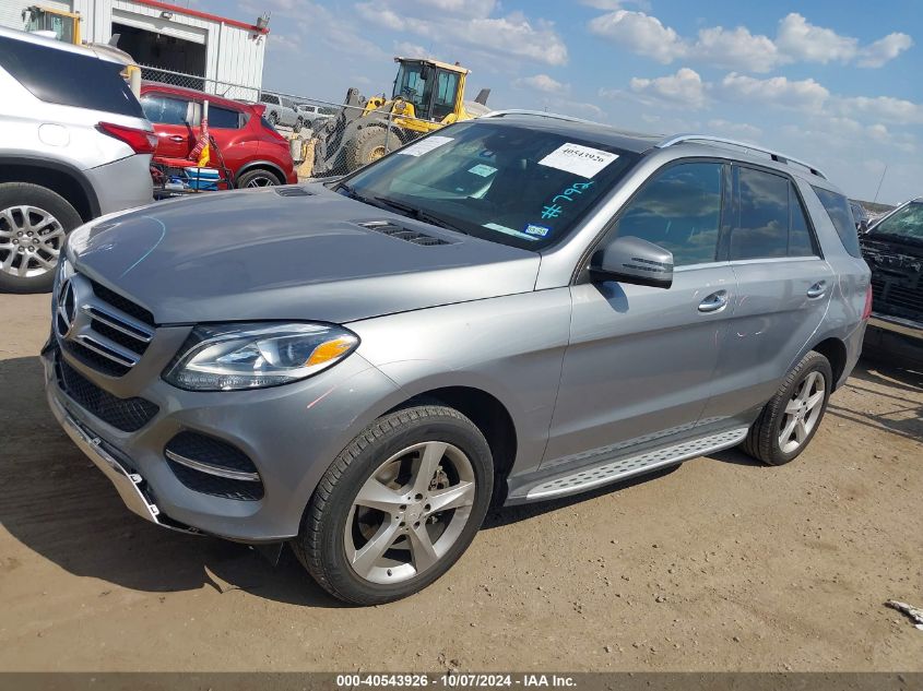 2016 MERCEDES-BENZ GLE 350 4MATIC - 4JGDA5HBXGA684251