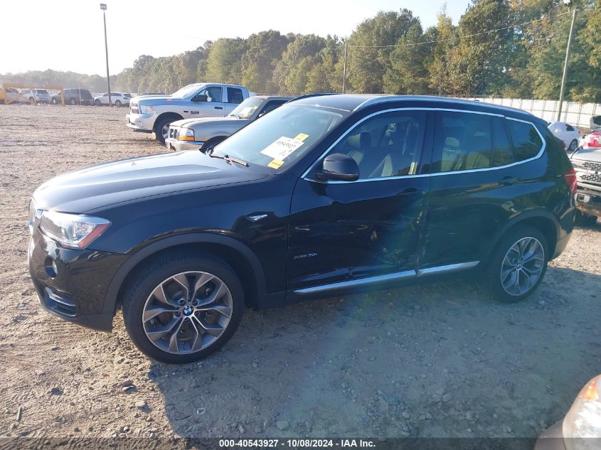 2016 BMW X3 xDrive35I VIN: 5UXWX7C50G0R16627 Lot: 40543927