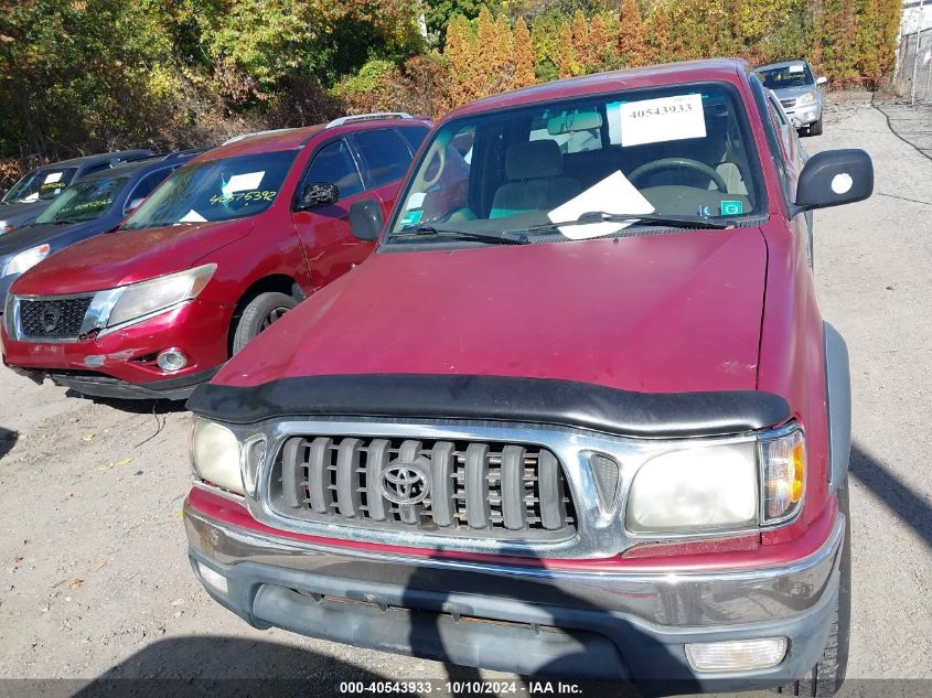 2002 Toyota Tacoma Base V6 VIN: 5TEWN72N12Z098925 Lot: 40543933