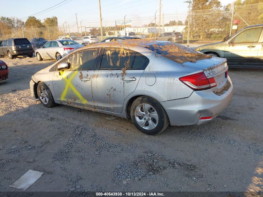 VIN 19XFB2F52FE059912 2015 Honda Civic, LX no.3