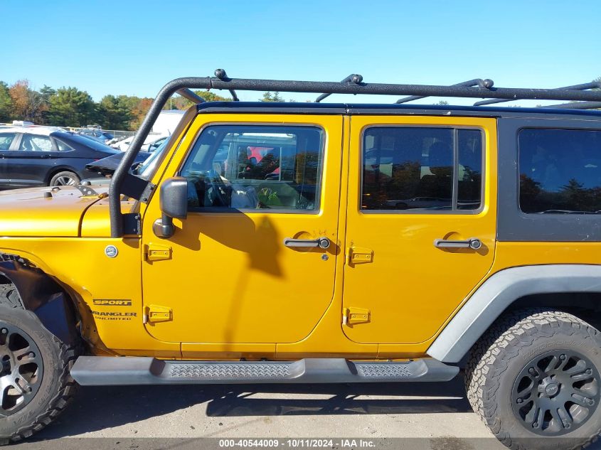 2014 Jeep Wrangler Unlimited Sport VIN: 1C4BJWDG5EL267723 Lot: 40544009