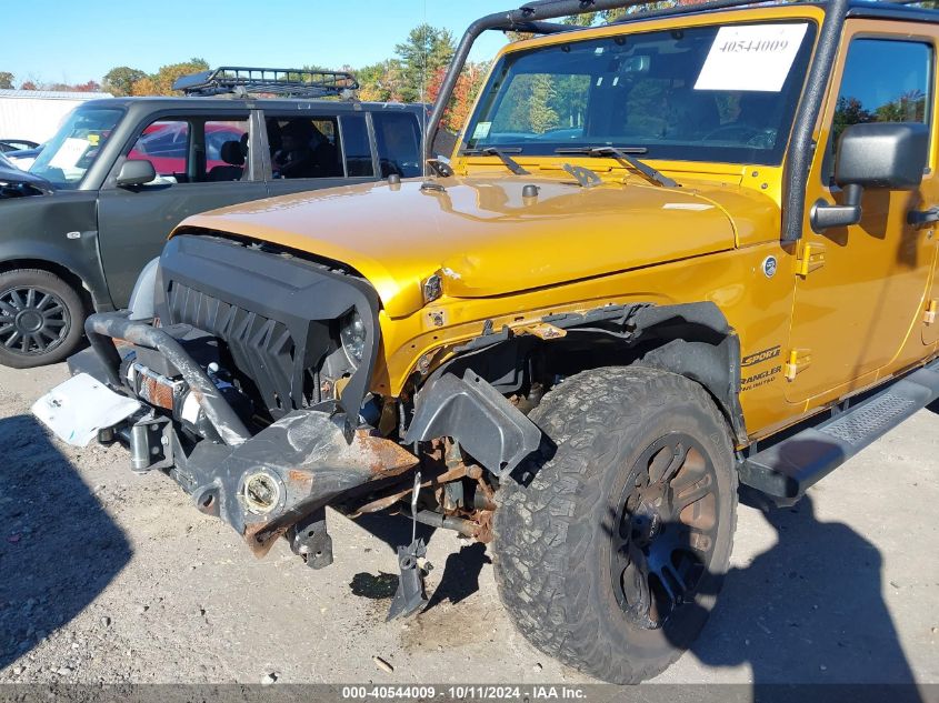 2014 Jeep Wrangler Unlimited Sport VIN: 1C4BJWDG5EL267723 Lot: 40544009