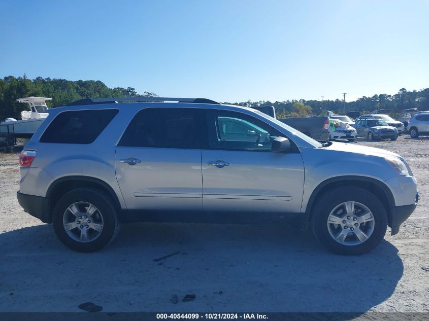 2012 GMC Acadia Sle VIN: 1GKKRPED6CJ219499 Lot: 40544099