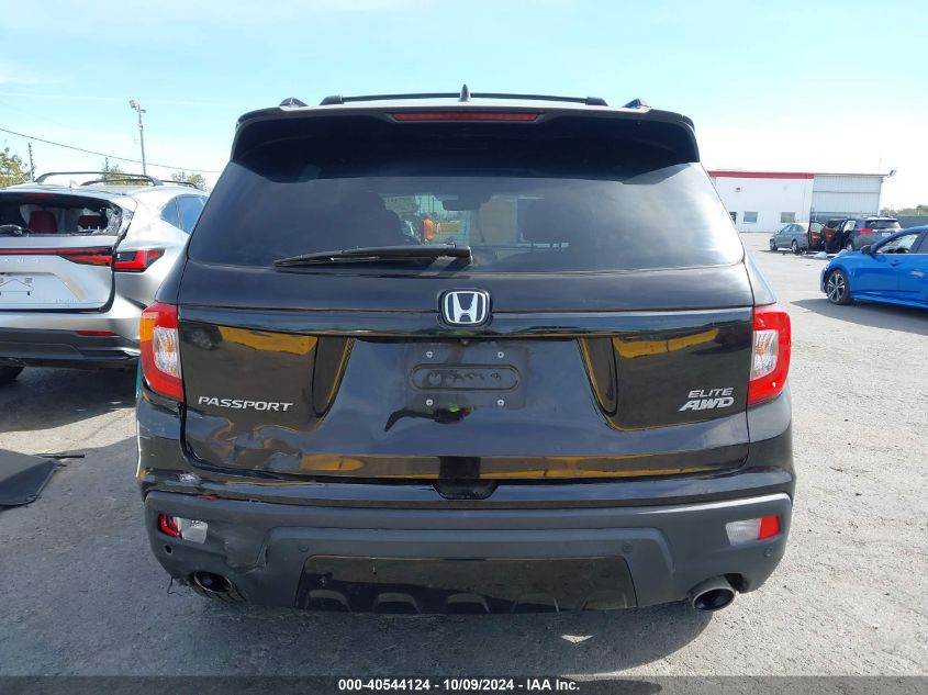 2020 Honda Passport Elite VIN: 5FNYF8H04LB004885 Lot: 40544124