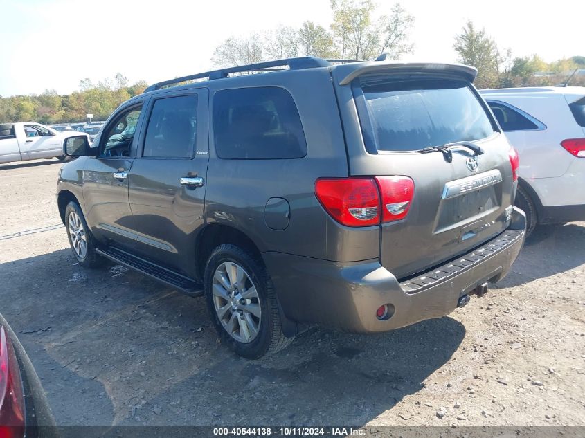 2013 Toyota Sequoia Limited VIN: 5TDJW5G11DS079986 Lot: 40544138