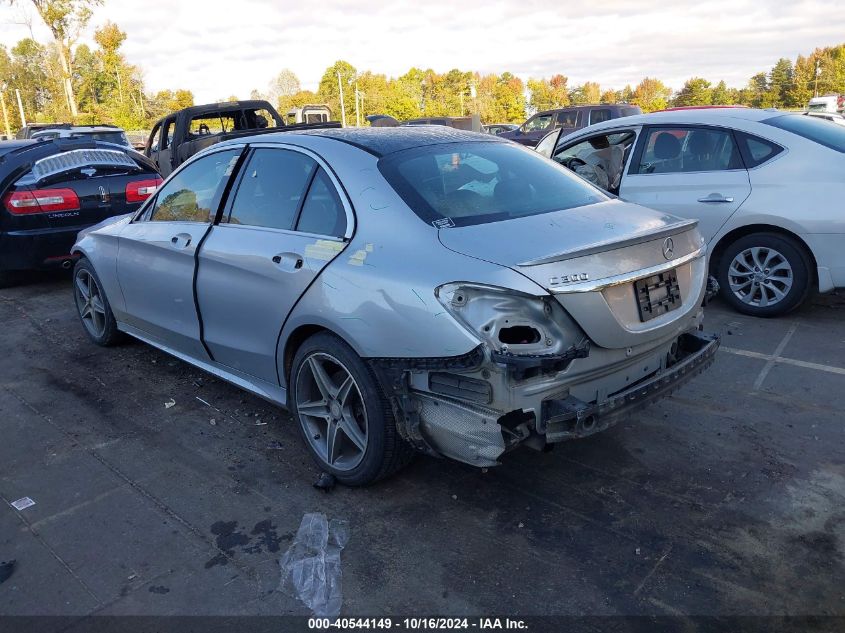 VIN 55SWF4KB3FU033601 2015 MERCEDES-BENZ C 300 no.3