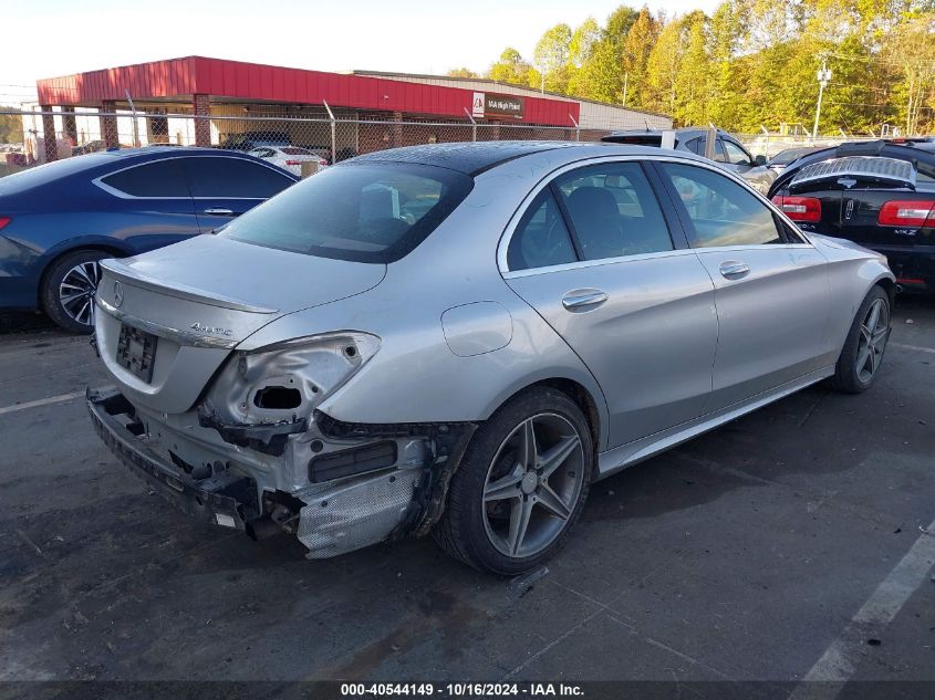 VIN 55SWF4KB3FU033601 2015 MERCEDES-BENZ C 300 no.4