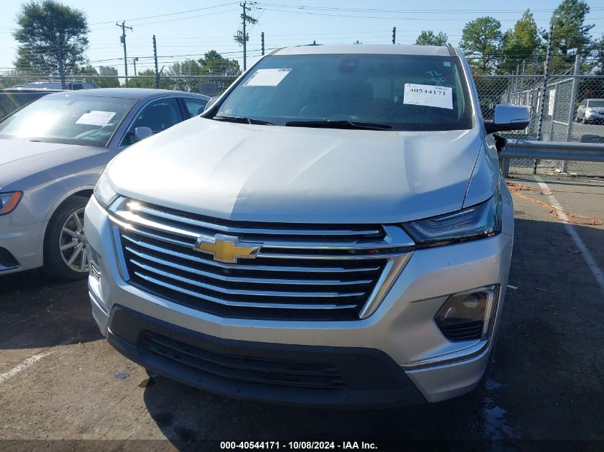 2022 Chevrolet Traverse Fwd Premier VIN: 1GNERKKW7NJ123182 Lot: 40544171