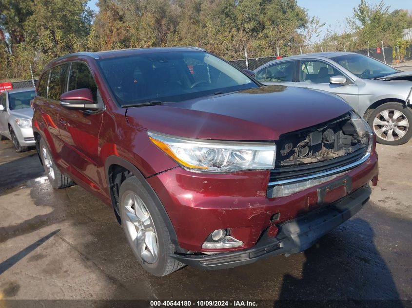 5TDDKRFH3GS354390 2016 TOYOTA HIGHLANDER - Image 1