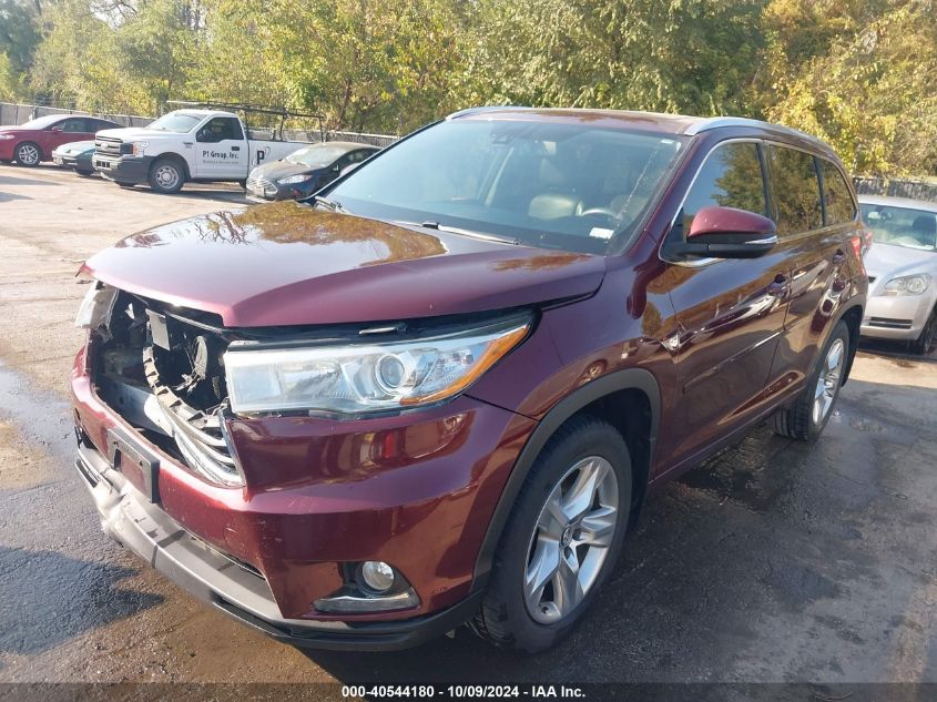 5TDDKRFH3GS354390 2016 TOYOTA HIGHLANDER - Image 2