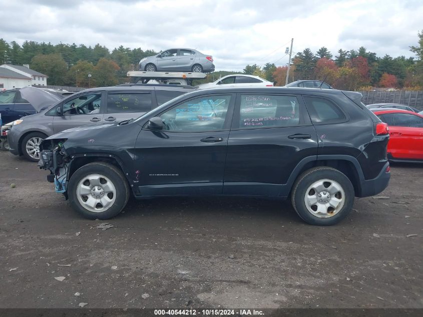 2014 Jeep Cherokee Sport VIN: 1C4PJMAB0EW141514 Lot: 40544212