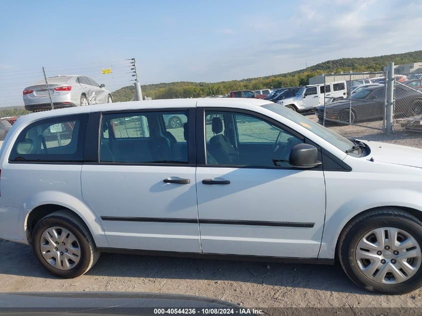 2015 Dodge Grand Caravan Se VIN: 2C4RDGBG2FR581305 Lot: 40544236