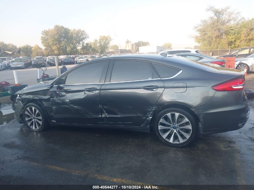 2019 Ford Fusion Se VIN: 3FA6P0T96KR254076 Lot: 40544277