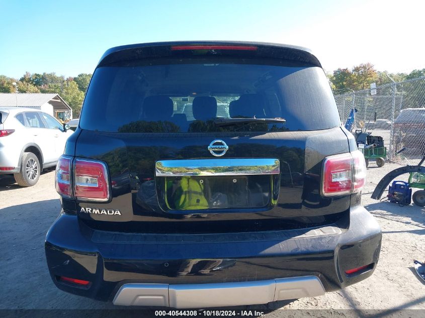 2017 Nissan Armada Sv VIN: JN8AY2NC3H9503223 Lot: 40544308