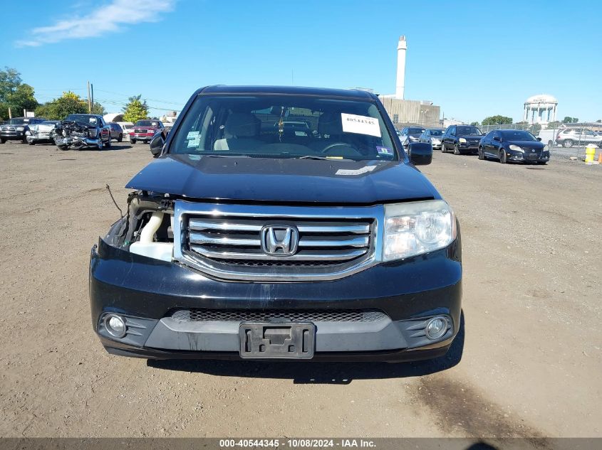 2013 Honda Pilot Ex VIN: 5FNYF4H44DB085156 Lot: 40544345