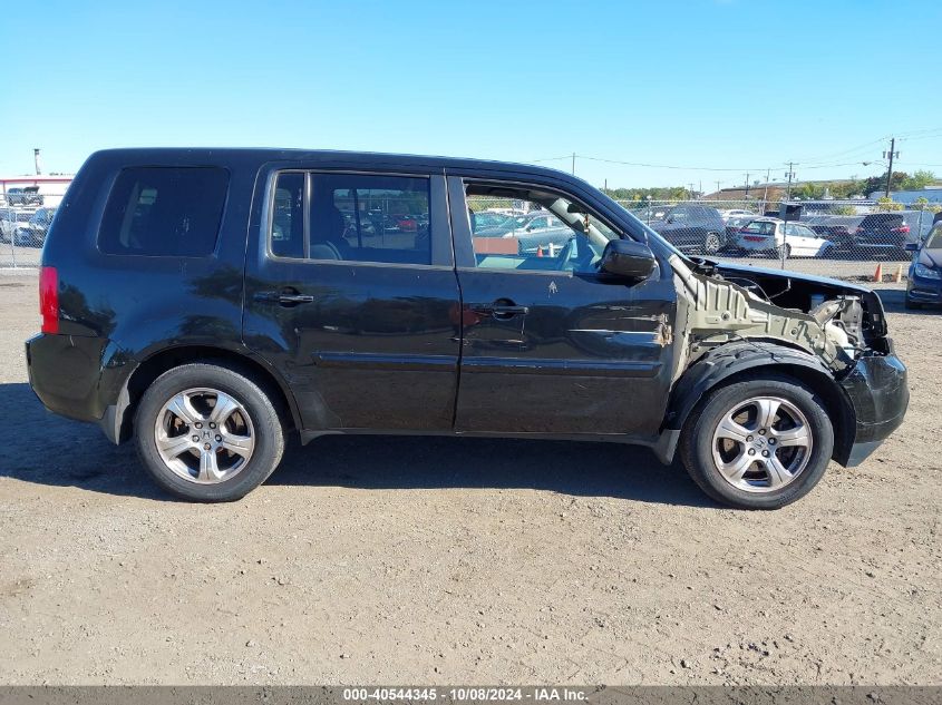 2013 Honda Pilot Ex VIN: 5FNYF4H44DB085156 Lot: 40544345