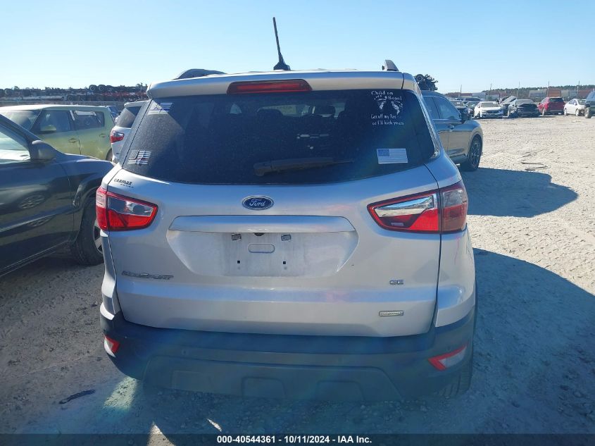 2018 Ford Ecosport Se VIN: MAJ3P1TEXJC229653 Lot: 40544361