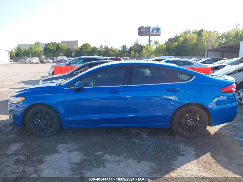 2019 Ford Fusion Se VIN: 3FA6P0HD4KR172795 Lot: 40544414