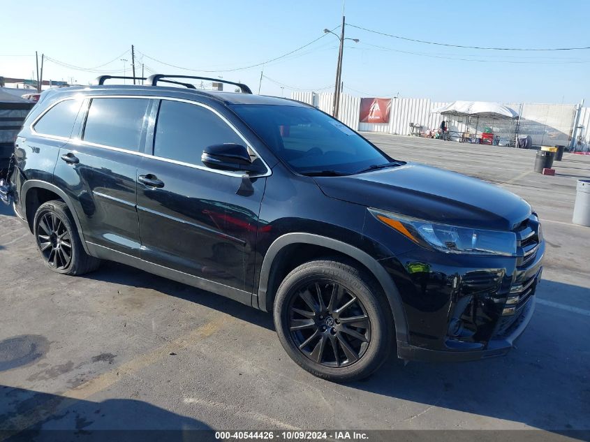 5TDKZRFH4KS574858 2019 TOYOTA HIGHLANDER - Image 1