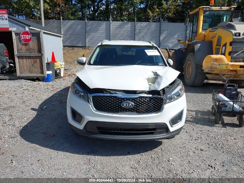 5XYPGDA36GG037553 2016 Kia Sorento 2.4L Lx