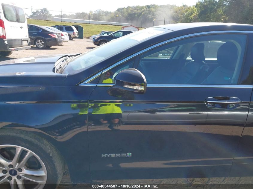 3FA6P0LU9JR147722 2018 Ford Fusion Hybrid Se