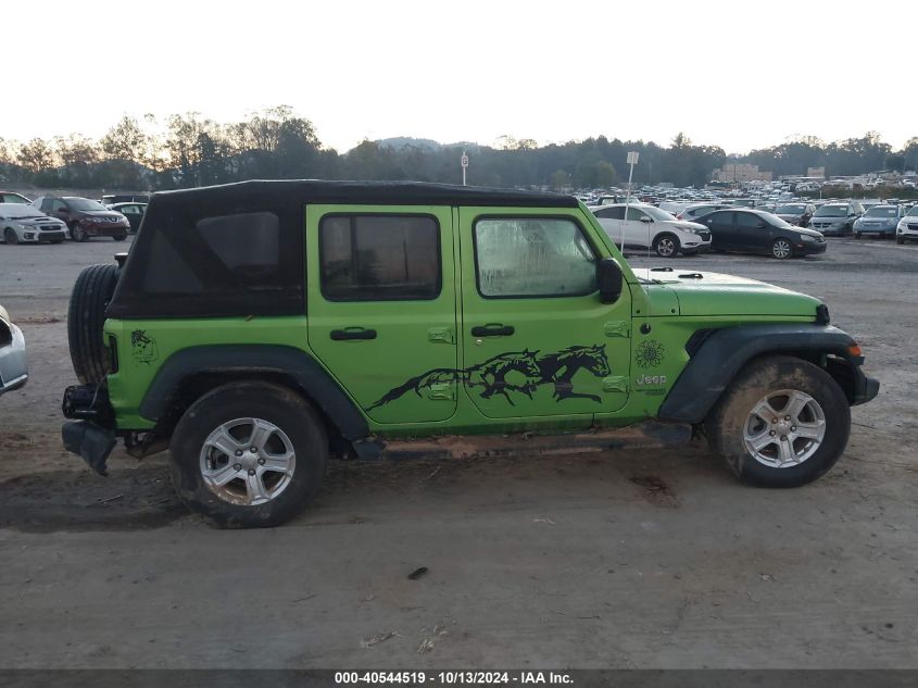 2018 Jeep Wrangler Unlimited Sport S 4X4 VIN: 1C4HJXDG4JW238447 Lot: 40544519