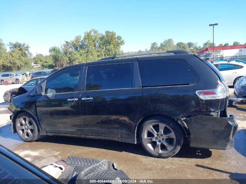 5TDXK3DC6ES426391 2014 Toyota Sienna Se 8 Passenger