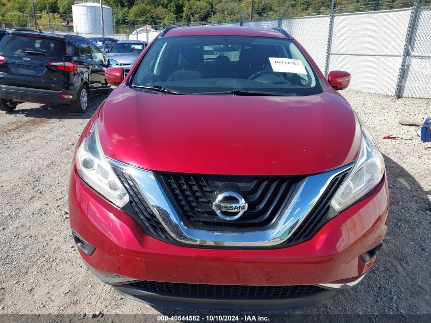 2016 Nissan Murano Platinum/S/Sl/Sv VIN: 5N1AZ2MH1GN108724 Lot: 40544582