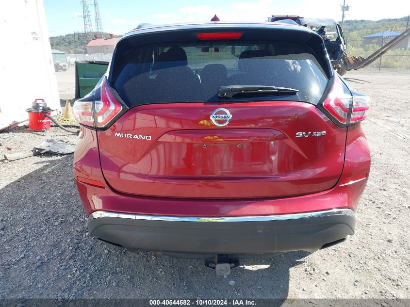 2016 Nissan Murano Platinum/S/Sl/Sv VIN: 5N1AZ2MH1GN108724 Lot: 40544582