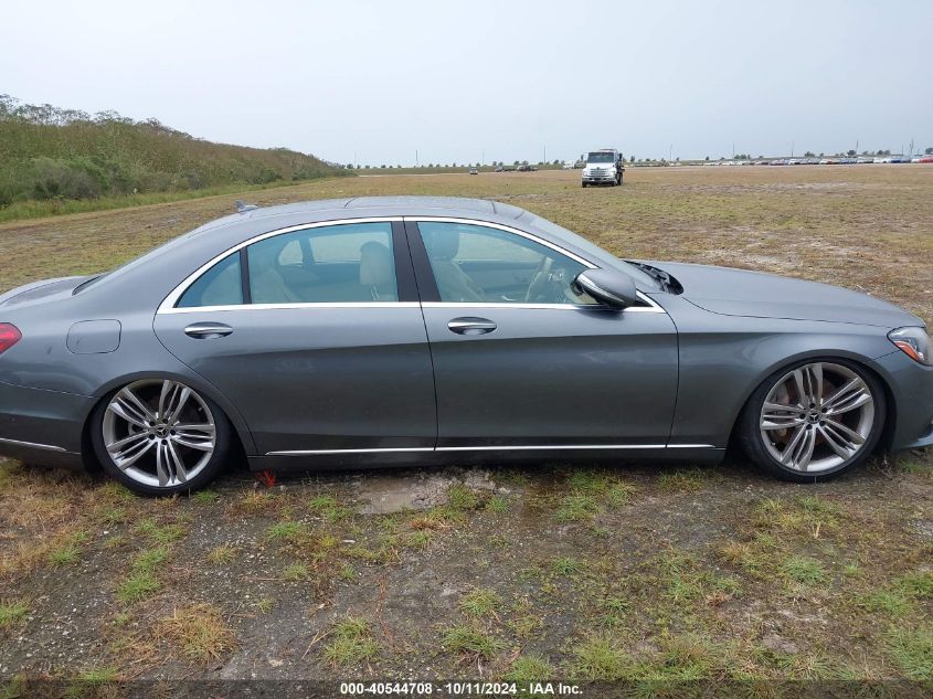 WDDUG6GB2JA369452 2018 Mercedes-Benz S 450 4Matic