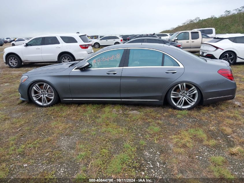 WDDUG6GB2JA369452 2018 Mercedes-Benz S 450 4Matic