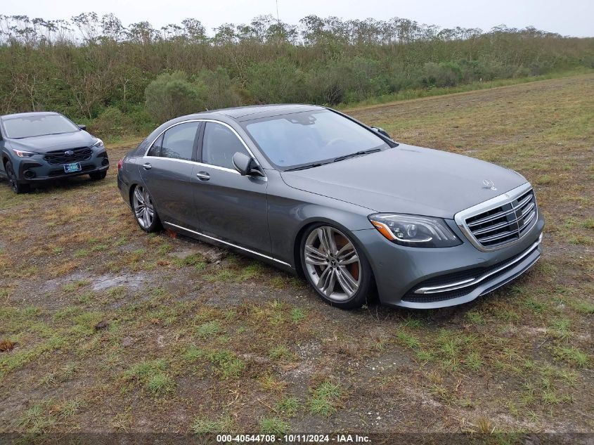 WDDUG6GB2JA369452 2018 Mercedes-Benz S 450 4Matic