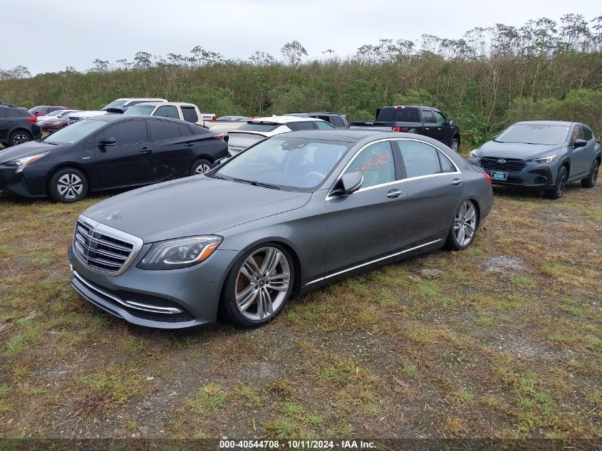 WDDUG6GB2JA369452 2018 Mercedes-Benz S 450 4Matic