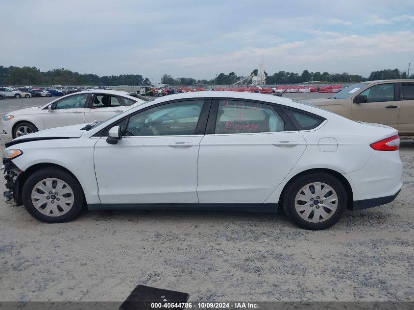 2014 FORD FUSION S - 3FA6P0G72ER167451