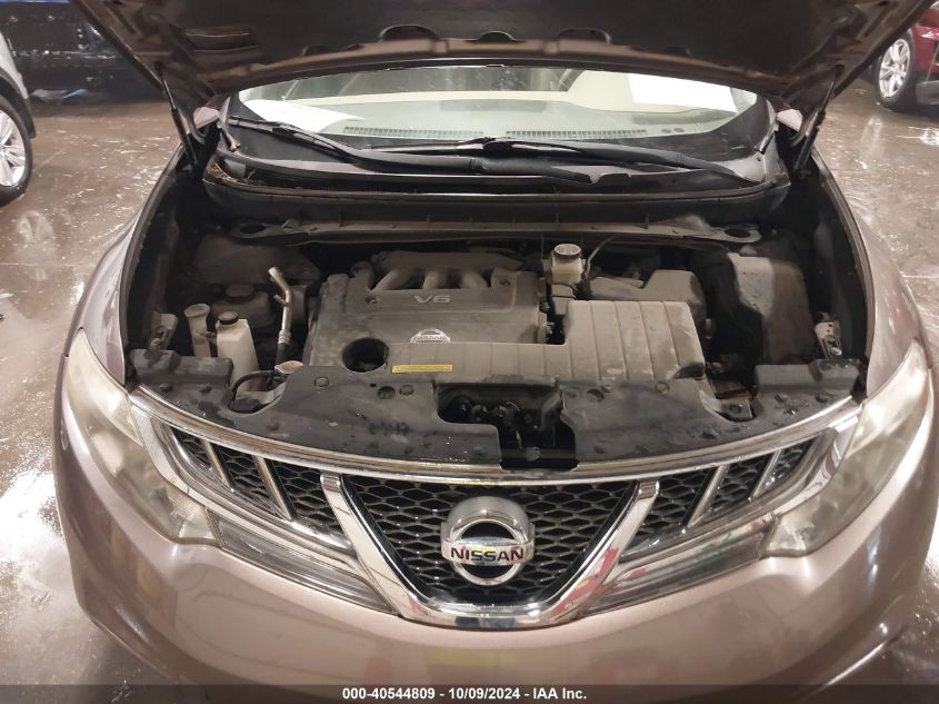 JN8AZ1MW5CW215927 2012 Nissan Murano Sl