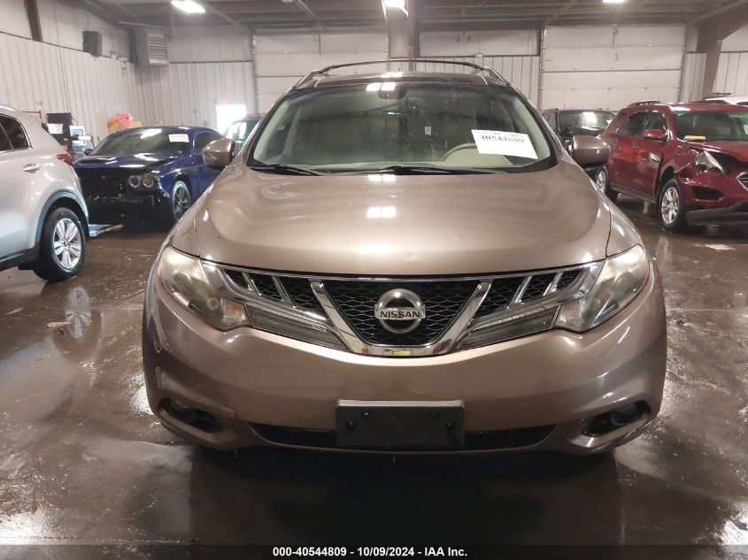 JN8AZ1MW5CW215927 2012 Nissan Murano Sl