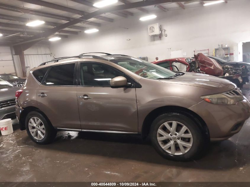 JN8AZ1MW5CW215927 2012 Nissan Murano Sl