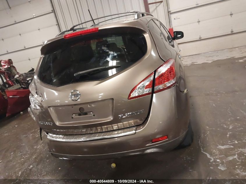 JN8AZ1MW5CW215927 2012 Nissan Murano Sl