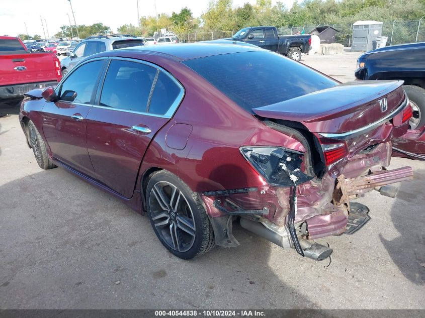 VIN 1HGCR2F5XGA070693 2016 HONDA ACCORD no.3